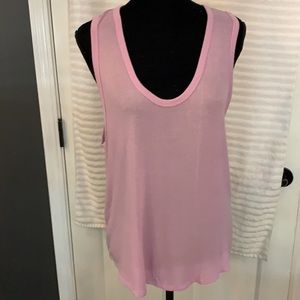 Free People lavender scoop neck T-shirt